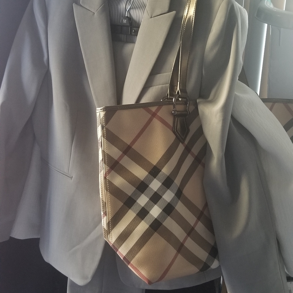Burberry large tote bag